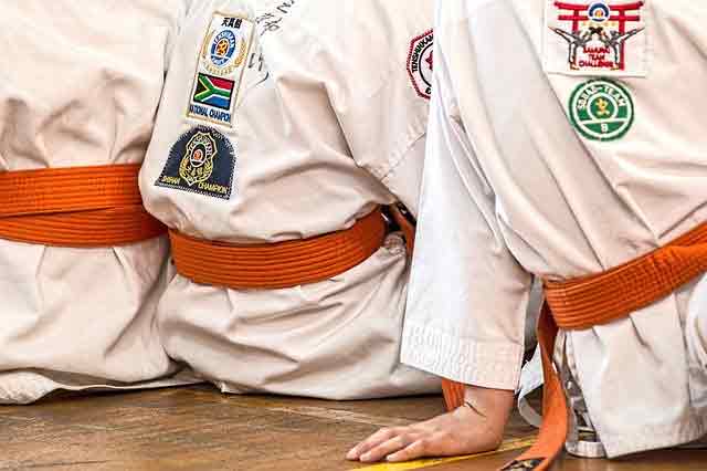 martial arts school: orange belt